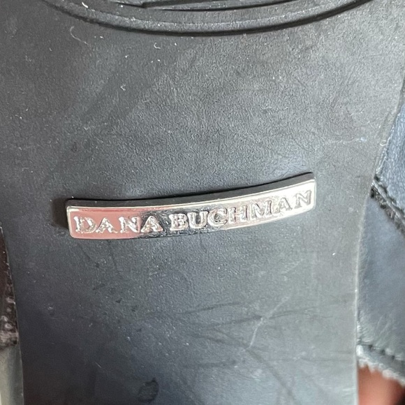 Dana Buchman Black Buckle Mules - Picture 8 of 10